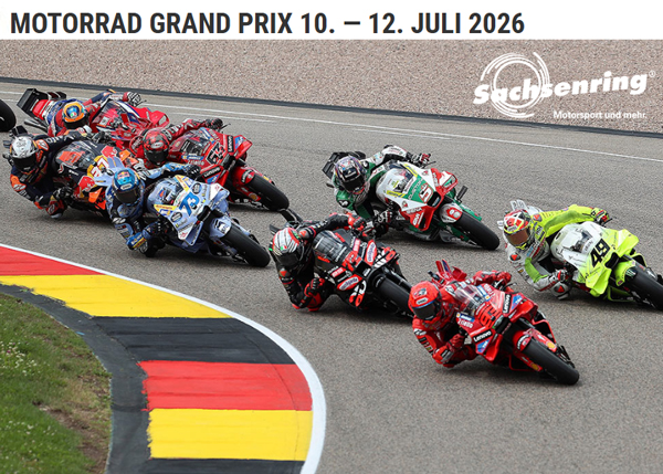 MotoGP am Sachsenring 2026 (LIQUI MOLY Motorrad Grand Prix Deutschland)